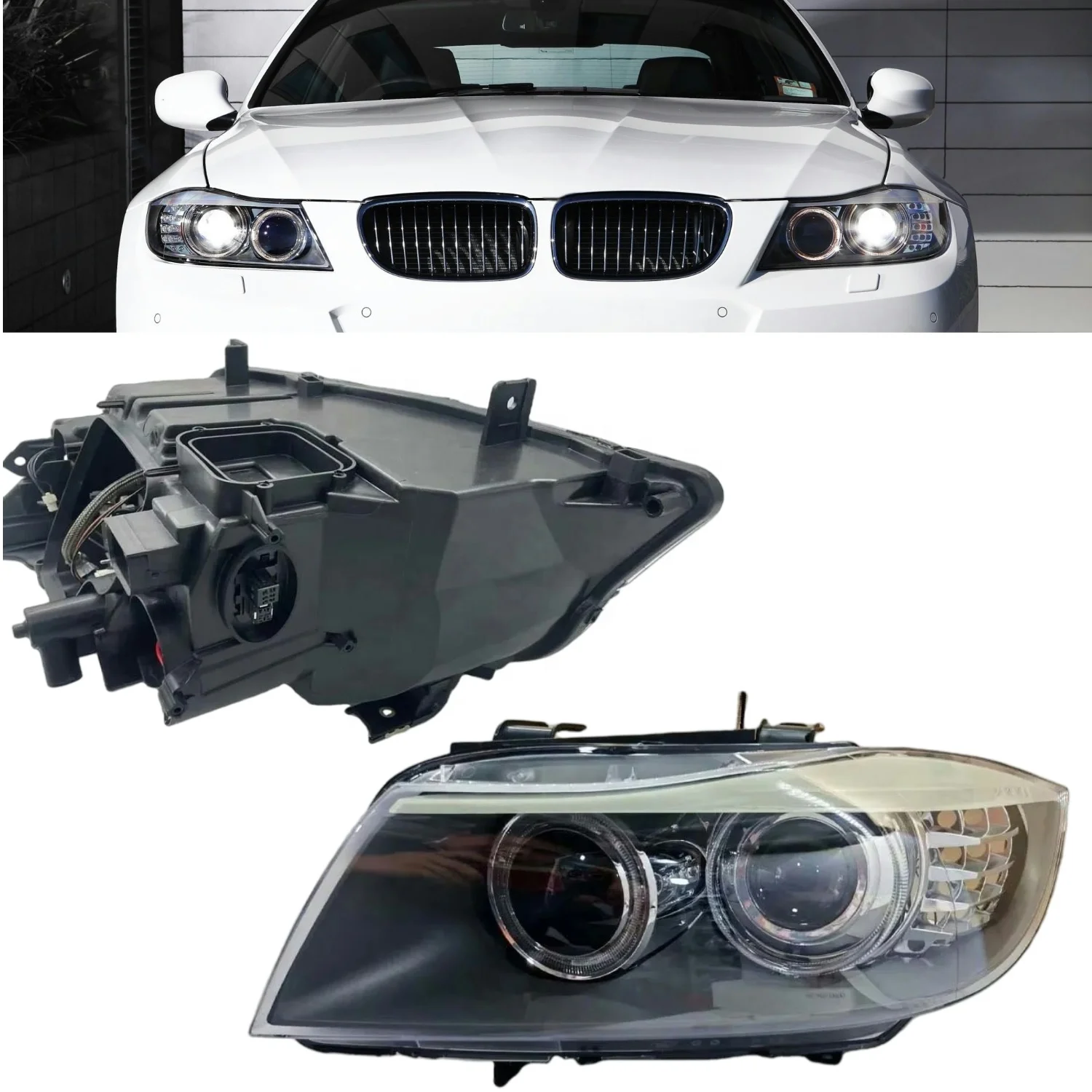 E90 E91 LCI 2008-2011 HID Xenon Headlight Assembly OEM Front Auto Lamp Lighting Parts