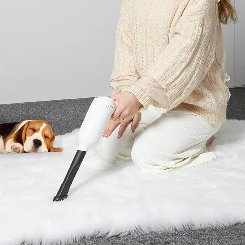 小型のハンドヘルド車用掃除機,ワイヤレス充電,高出力,超強力,車の吸引力,特殊