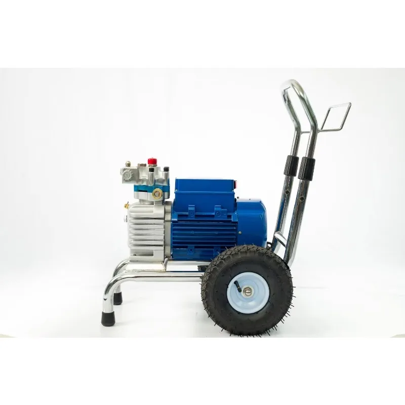 مسدس مضخة مكبس عالي الضغط جديد بدون هواء - بخاخ طلاء جدران مع محرك حديد (مكون أساسي)، مباشرة من التصنيع P