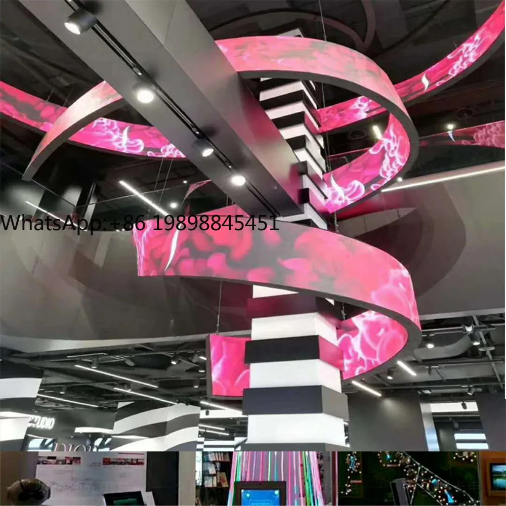 

Flexible Video Led Display Indoor Wall Flexible Video Led Screens Led Display Advertising Screen
