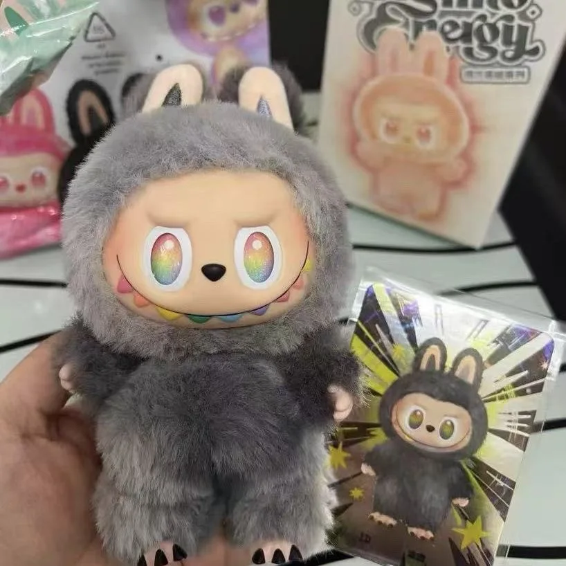High Quality LABUBU V3 Big Into Energy Series Vinyl Face Plush Blind Box ID Confirmation Style Bag Pendant Decoration Surprise 