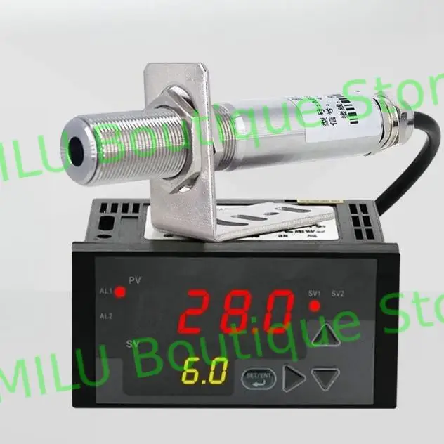 الصناعية عدم الاتصال على الانترنت الأشعة تحت الحمراء كاشف الحرارة التحقيق ارتفاع درجة الحرارة الأشعة تحت الحمراء جهاز إرسال مُستشعر درجة الحرارة 4-20ma #3