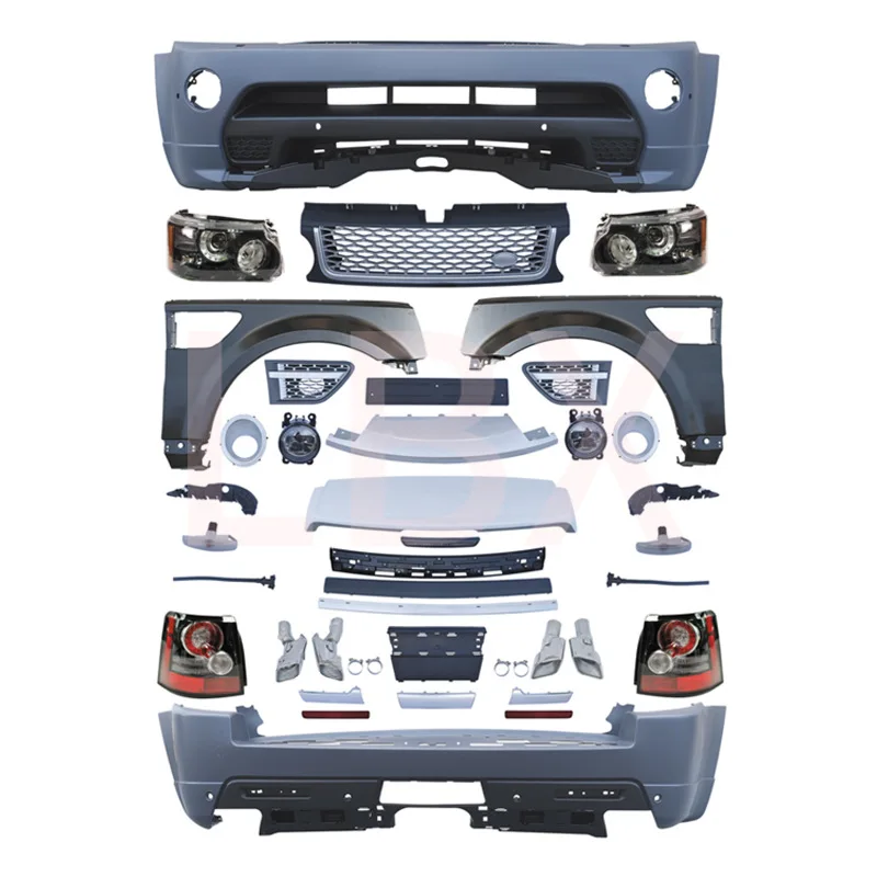 

SAAR Suitable for Land Range Rover Sport L320 05-13 Upgrade Front Surround Rear Bumper Tail Light Body Kit Acce