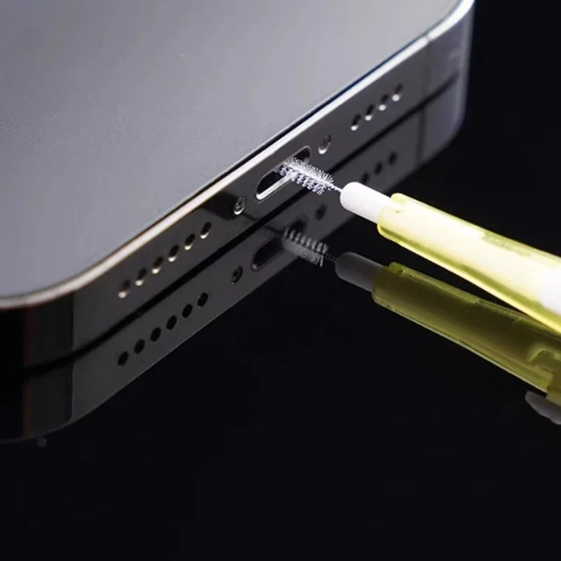 USB C Charging Port Universal Mini Cleaning Brush Metal Dust Plug Removal Cleaner Kit For IPhone Xiaomi Earphone Clean