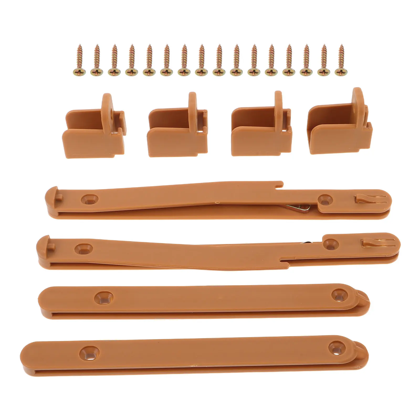 

Комплект из 2-х наборов для ограждения детской кроватки - Прочный пластиковый подъемник для ограждения кроватки с крепежными винтами для подъема и соединителей мебели