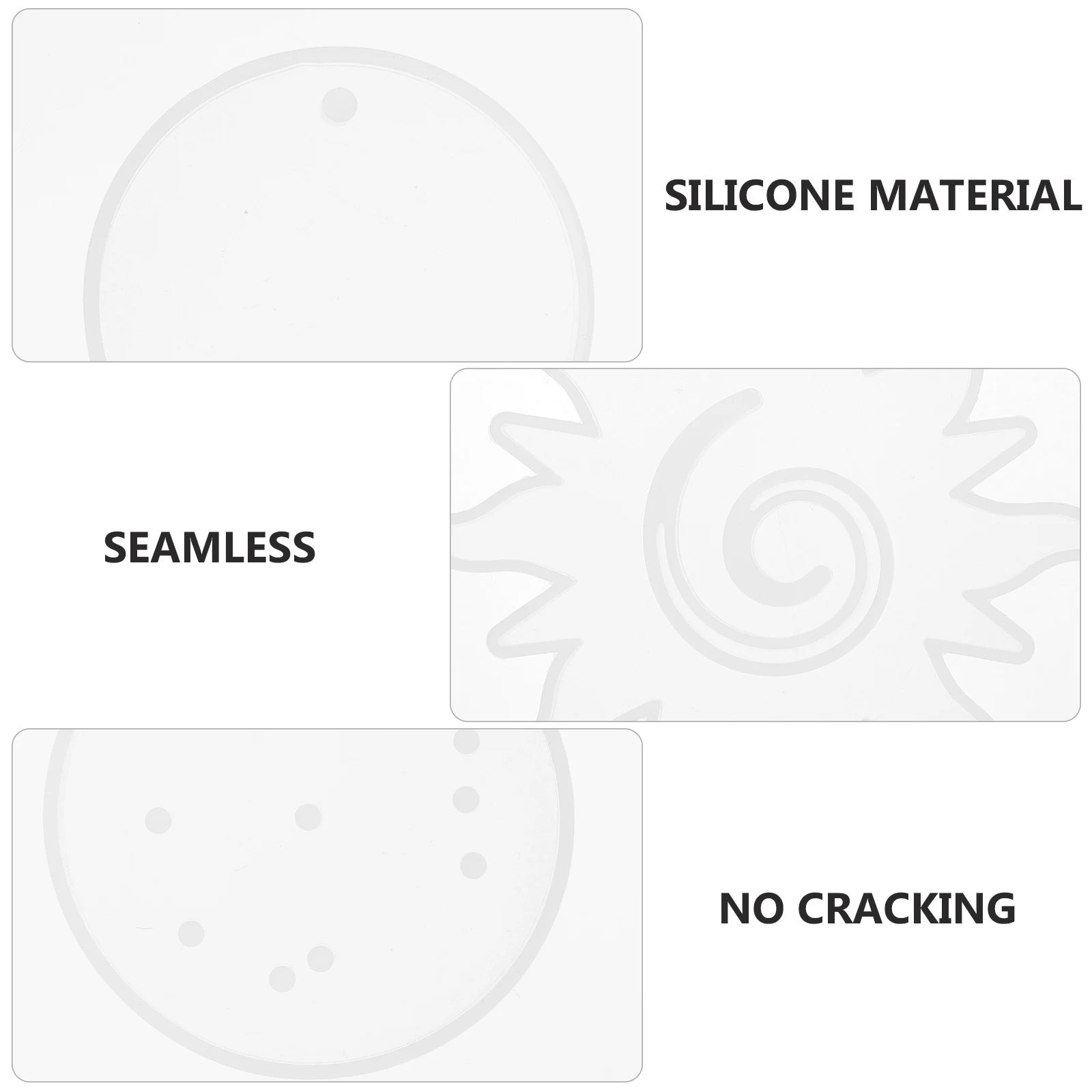 

Epoxy Mold Pendant Making Wind Chimes Silicone Molds Kit Resin Environmentally Friendly Casting Silica Gel DIY