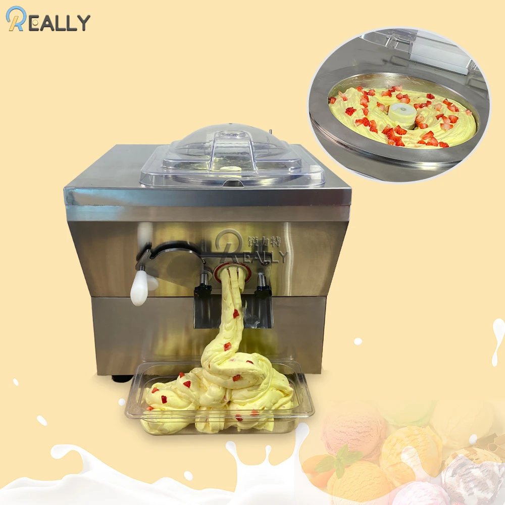 110V/220V Ice Cream Machine Home Commercial Vertical Electric Ice Cream Maker Stainless Steel Ice Cream Making Machine