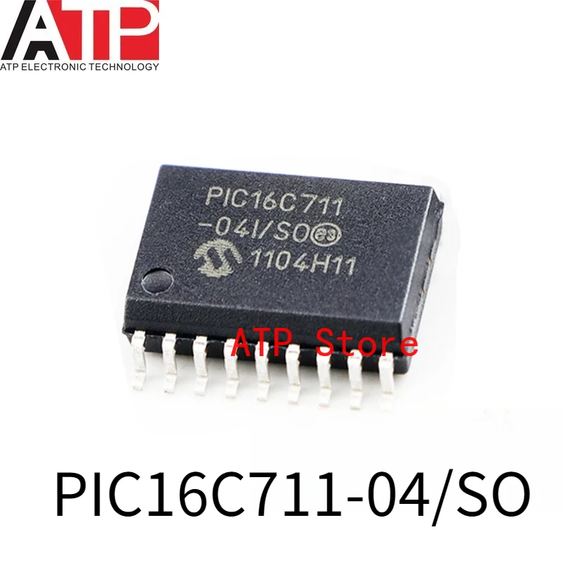 

10PCS/LOT 100% New Original PIC16C711-04/SO SOP-18 PIC16C711 Microcontroller Chip IC