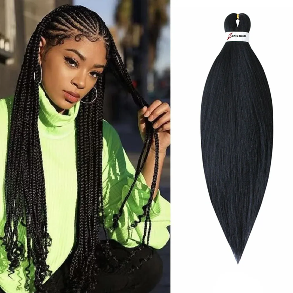 

Pre Stretched Braiding Hair Expressions Bulk Ombre Jumbo Braids Hair Extensions 26inch YAKI Straight Synthetic Braid Wholesale