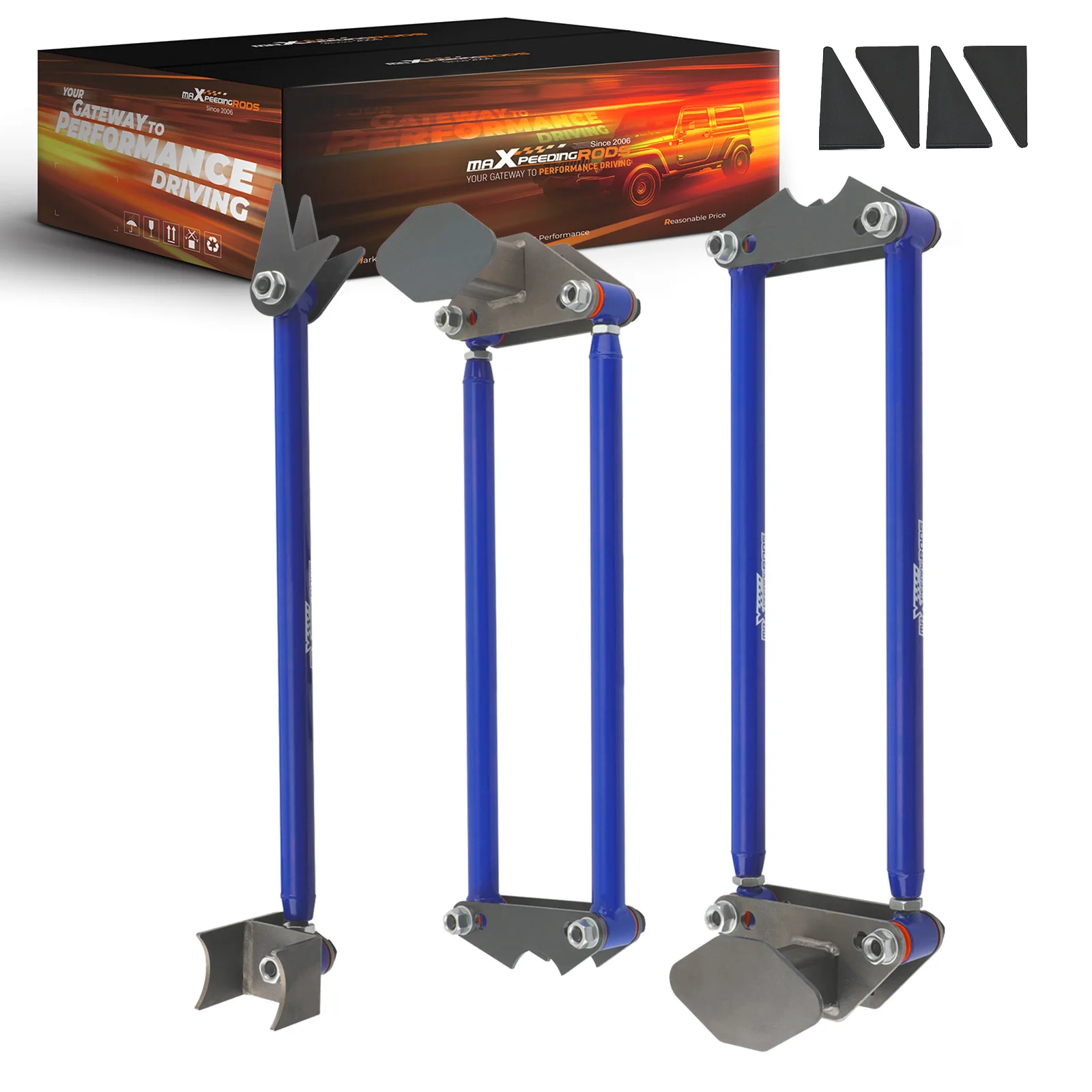 

4 Link Suspension Rear Weld-On Parallel fit for Rat Truck for Classic Car 24"