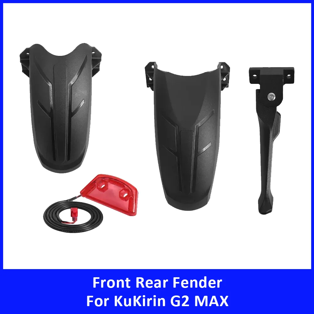 

Kickscooter Front Rear Fender Taillight Foot Support Bracket for KUGOO KuKirin G2 MAX Electric Scooter Accessories Mudguard Part