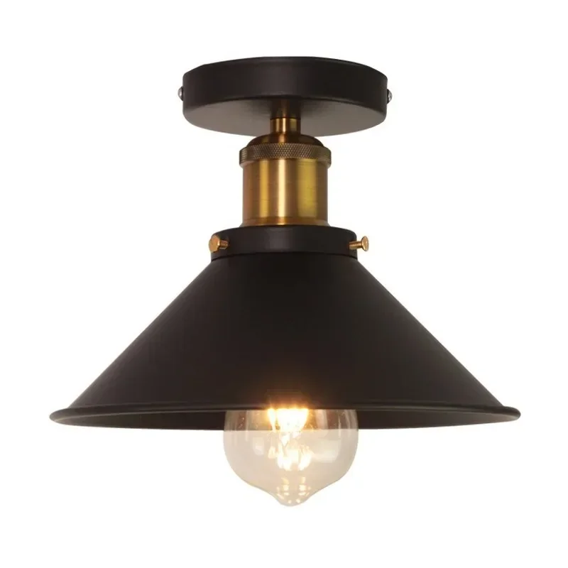 LED Industrial Ceiling Lamp Vintage Chandelier Retro Attic Interior Lighting American Country Restaurant Bedroom Pendant Lights