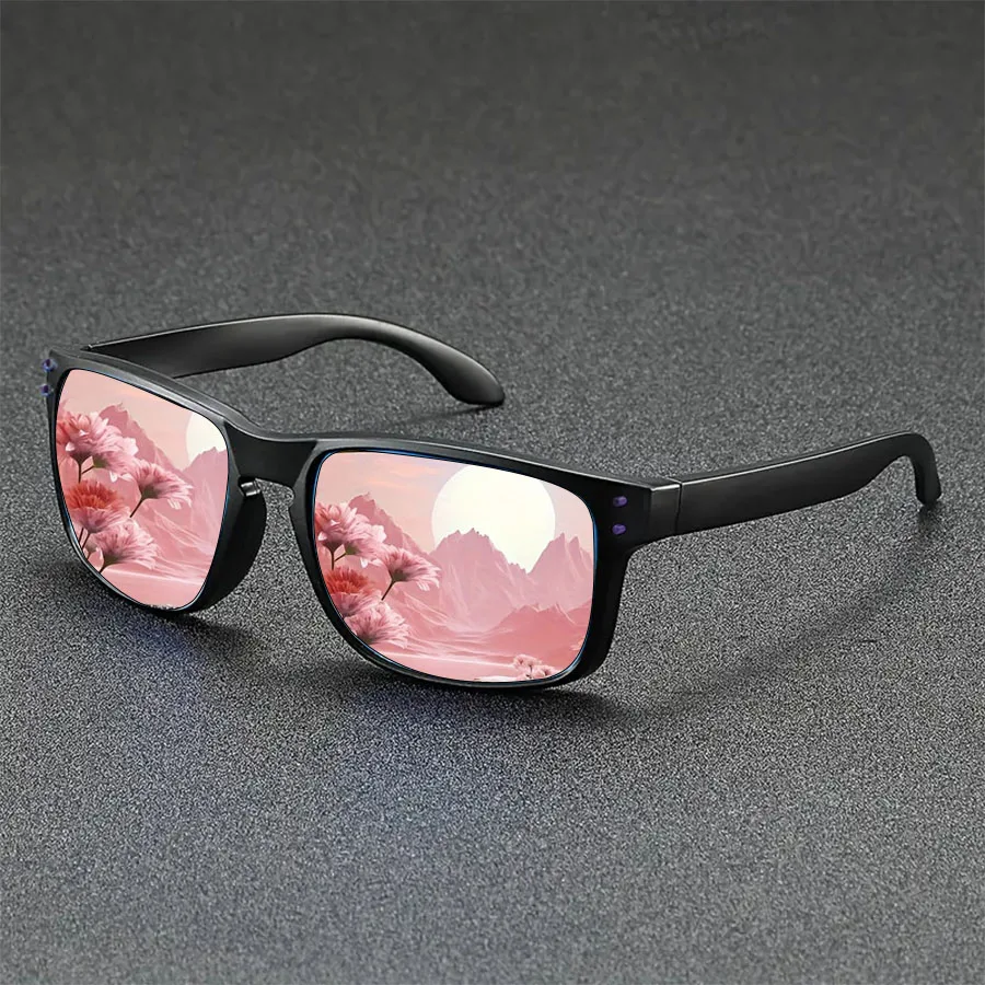 Langlebige, leichte, polarisierte Sonnenbrille, All-Fit-Sonnenbrille für Herren, Beschichtungslinse, minimiert Blendung, Hartschalenetui im Lieferumfang enthalten