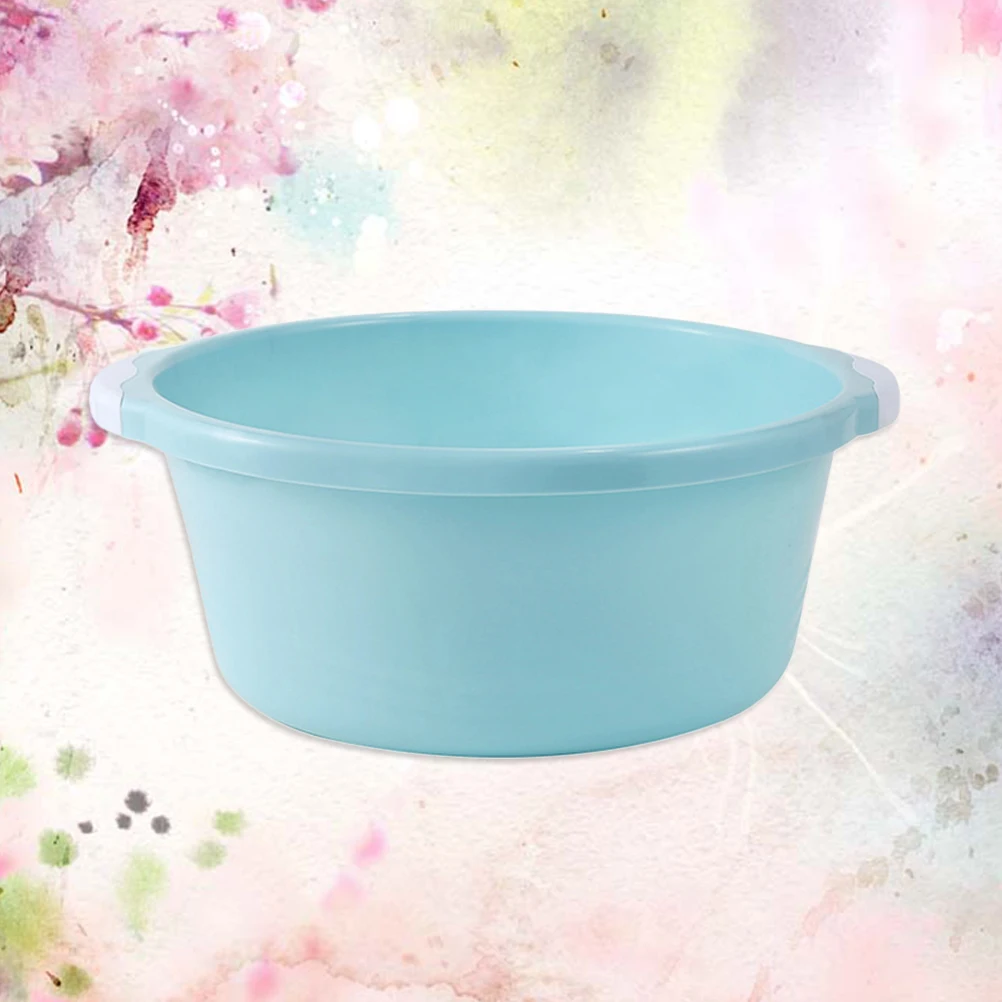 

2pcs Plastic Wash Home Bathroom Foot Basin Household Simple Basin Anti-Slip Durable Odor-Free Environmental Protection For