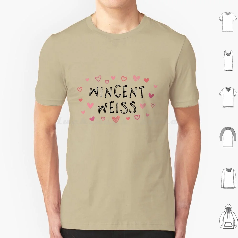 Wincent Weiss , Sweetheart T Shirt 6xl Cotton Cool Tee Wincent White German Music Aesthetic Graphic Heart Family Fans Girls