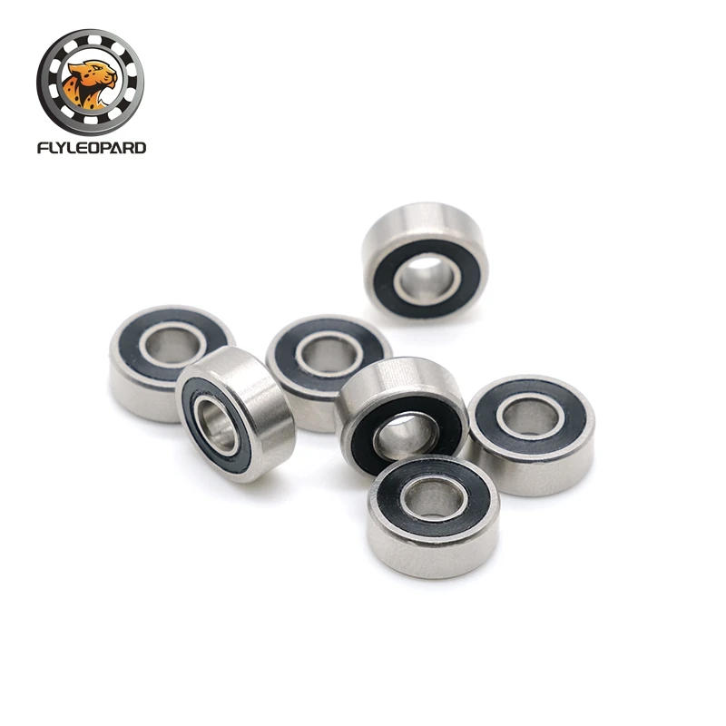 SMR104RS Bearing 4*10*4 mm 10PCS ABEC-7 Hobby Electric RC Car Truck SMR104 RS 2RS Stainless Steel Ball Bearings SMR104-2RS