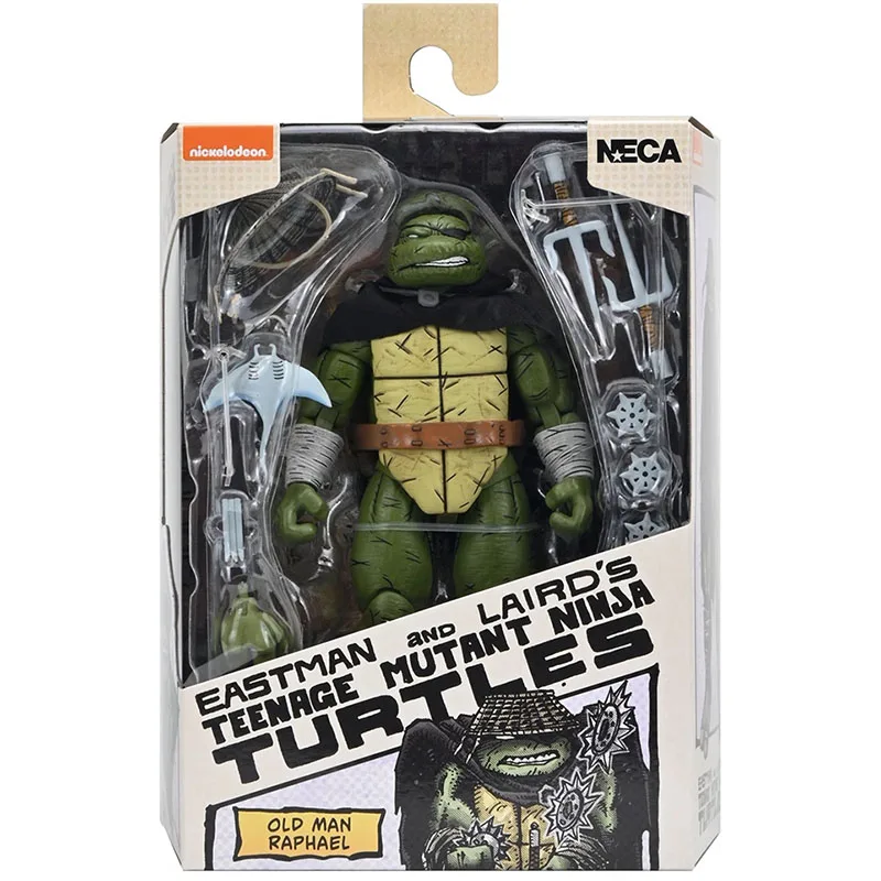 

NECA 54452 Teenage Mutant Ninja Turtle Model TMNT Raphael Action Figure Anime Figuras Peripheral 7-Inch Figurine Original Gift