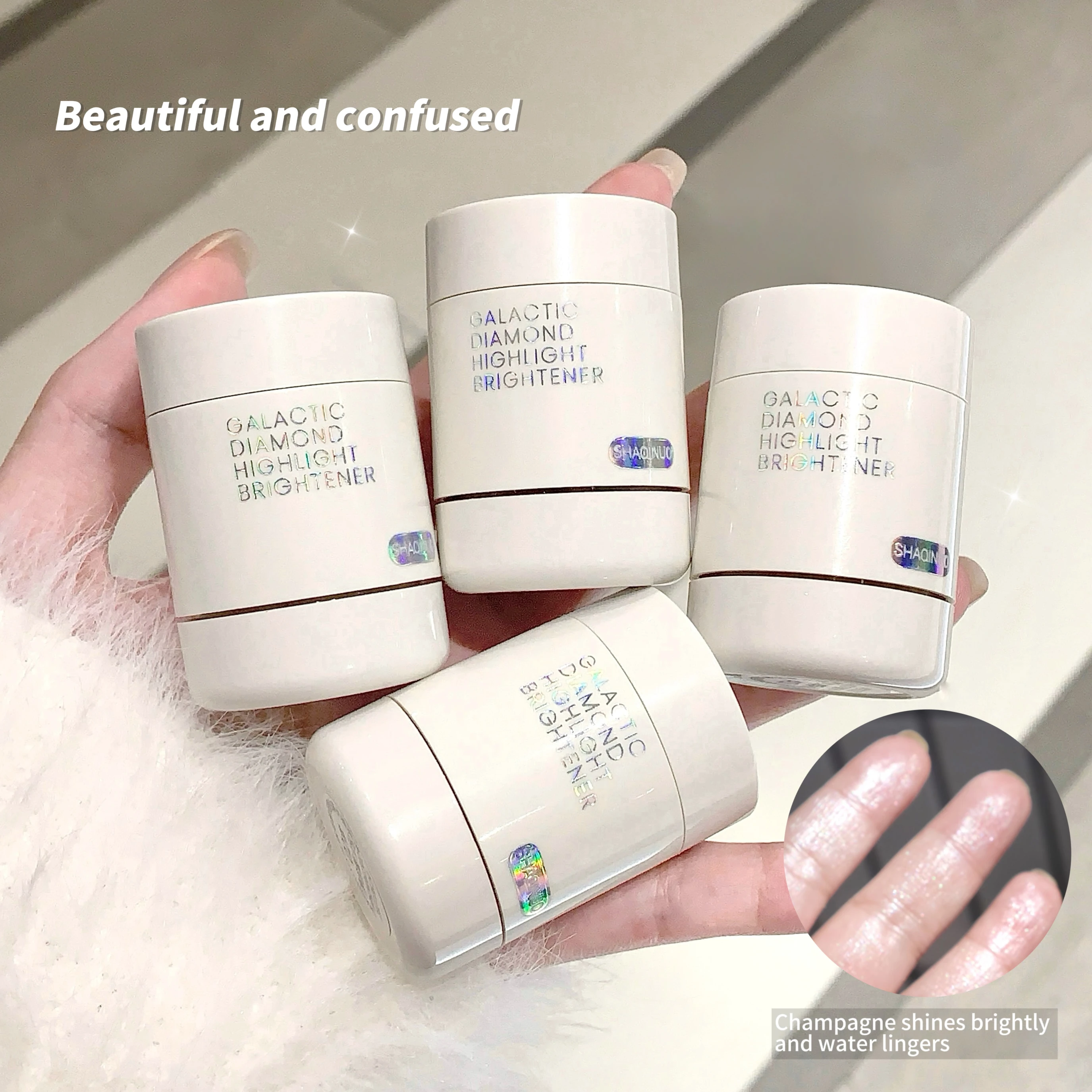 SHAQINUO Galaxy Star Diamond تسليط الضوء على إشعاع الماء السائل