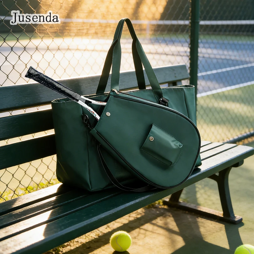 

Съемные сумки для тенниса и бадминтона большой емкости, сумка для пиклбола на одно плечо, спортивные сумки для фитнеса