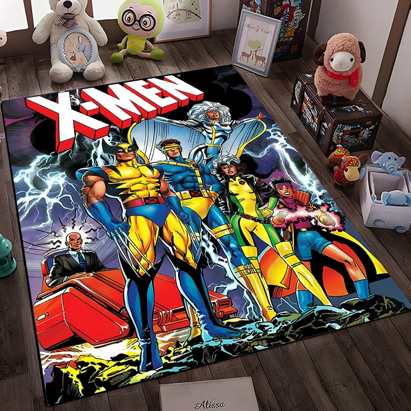 Marvel X-Men Wolverine tappeti per soggiorno camera da letto sala da pranzo cucina ufficio bagno antiscivolo grande arredamento tappeto tappetini