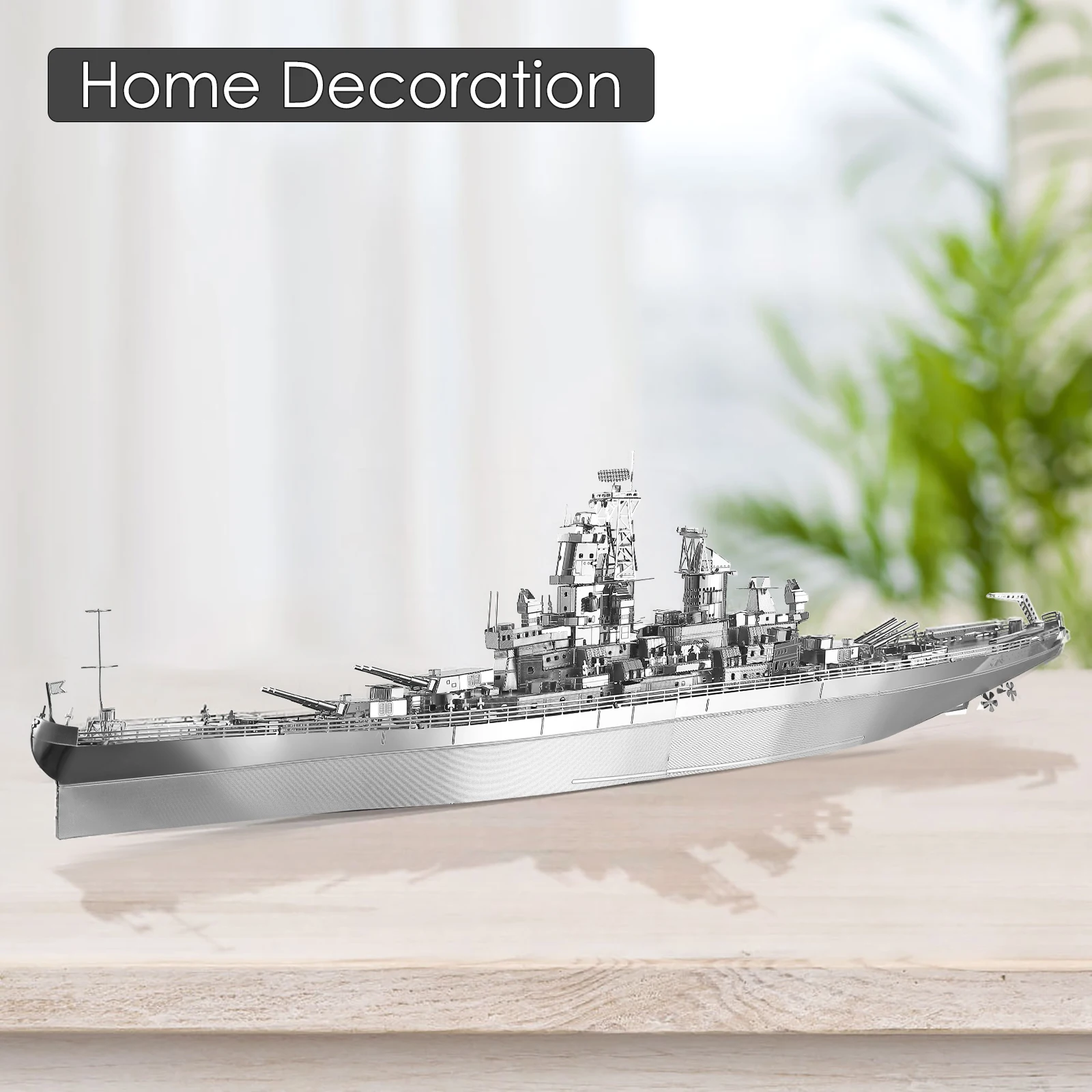 ชุดโมเดล 3D Piececool โมเดลโลห - Model Kit Uss Missouri บทวิจารณ์และราคา