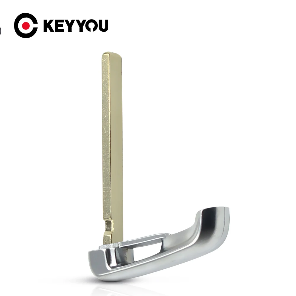 KEYYOU รถรีโมทสมาร์ทคีย์ Keyless ใส่ใบมีดฉุกเฉินสำหรับ BMW CAS4 CAS1 1 2 7 Series X1 X5 x6 X5M X6M Key Blade