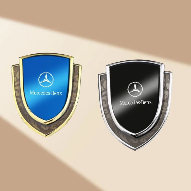 

For Mercedes Benz AMG W204 W205 W203 W211 W201 W210 Metal Car Sticker Side Logo Window Body Car Logo Accessories