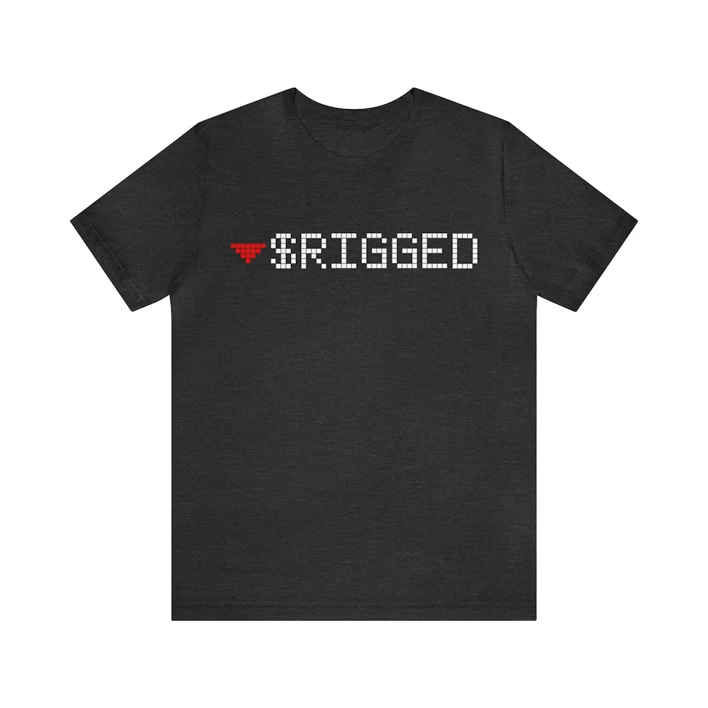 Rigged Market T Shirt Cryptocurrency Stock Ticker Crypto Trader Expose Manipulation