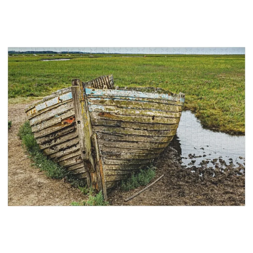 

The Old Boat Jigsaw Puzzle Adult Wooden Jigsaw For Kids Custom Puzzle