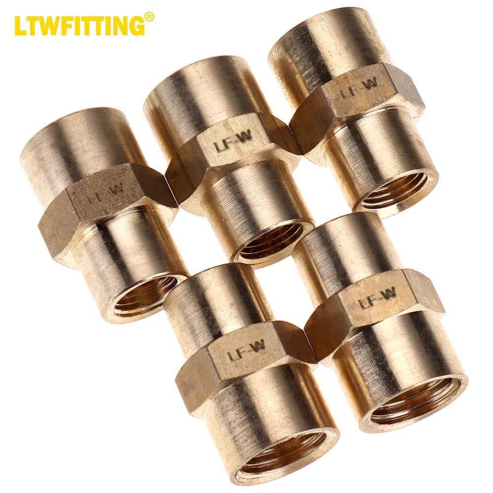 LTWFITTING Lead Free Brass Pipe Fitting 1/4