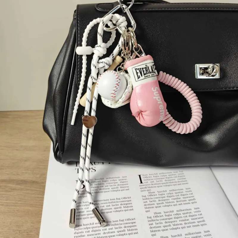 Hot Ins Style Maximalism Trend Anime IP Bag Pendant Cute Doll Personalized Decoration Keychain Straps Phone Lanyard Phone Charm