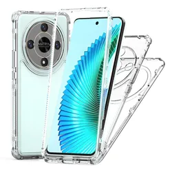 For Huawei Honor Magic 6 Lite Luxury Full PMMA + TPU Cover three-in-one Case For Huawei Honor Magic 6Lite Protective Phone Case