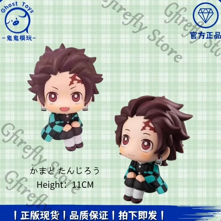 

Demon Slayer Kamado Tanjirou Figurine Garage Kits cosplay genuine peripheral Q-style figurine ornaments Collector's Edition