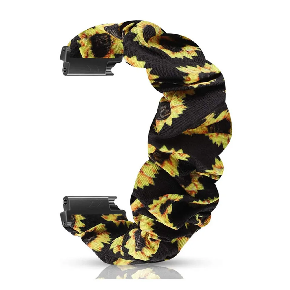 

1pcs Stylish Printed Cloth Watch Band Replacement Wristband For Comfortable Fashion Accessory Durable Smart Watchstrap