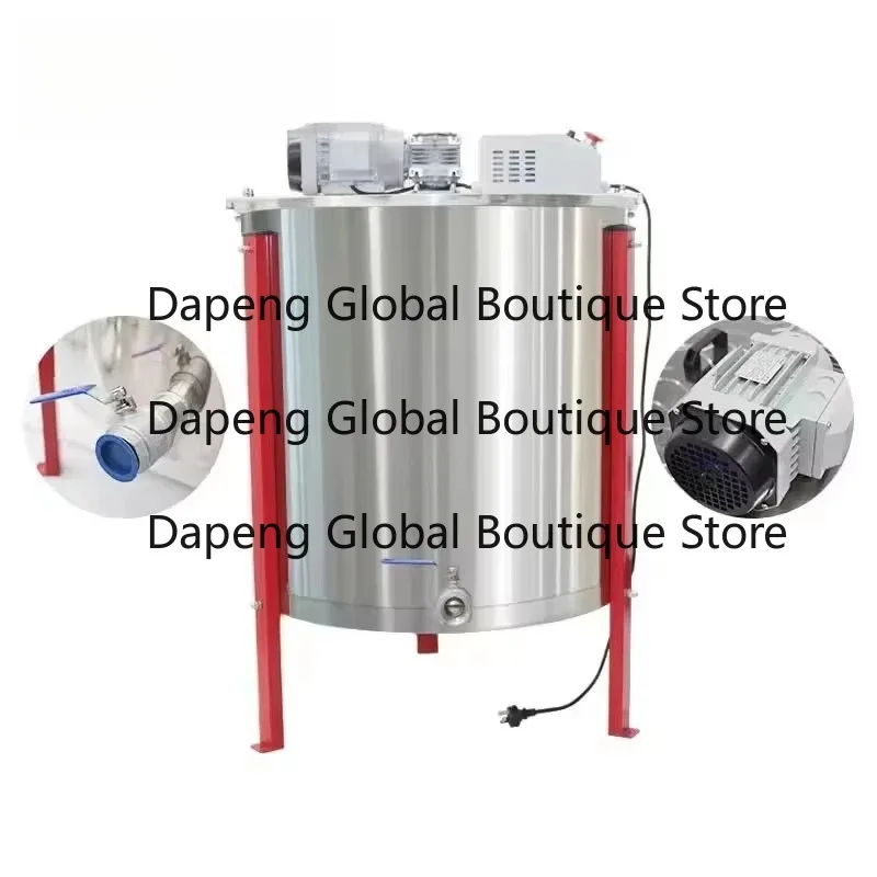 12 Frame Stainless Steel Electric Centrifugal Separating Equipment Professional Beekeeping Raw Honey Processing Machine