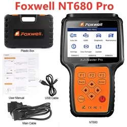 Foxwell nt680 pro  All Systems Diagnostic Scanner with Oil Light/Service Reset+EPB Functions PK NT624 NT644 Pro