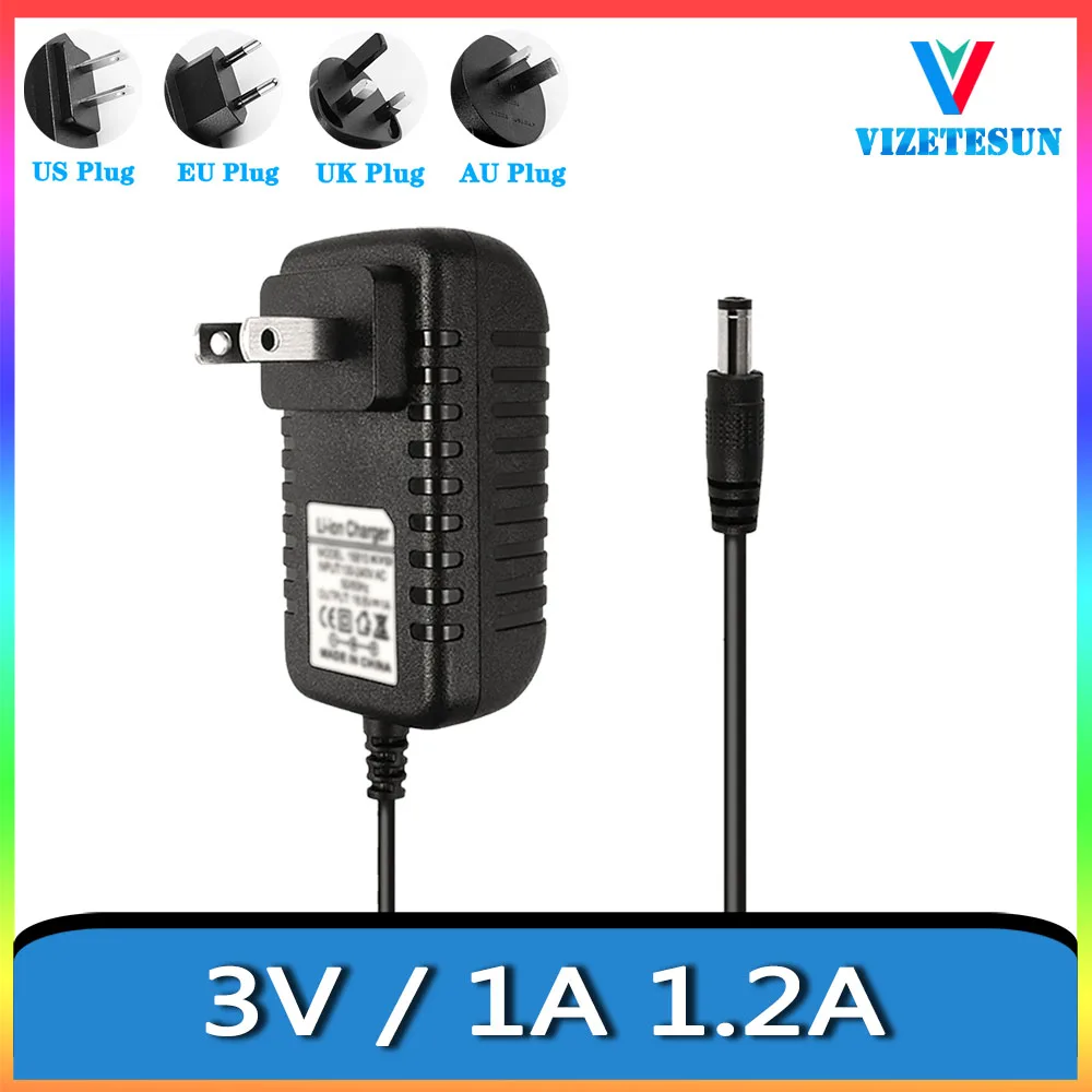 3V 1A 1.2A Monitoring Equipment Power Adapter DC 5.5 * 2.1MM Universal Voltage Stabilizing Adapter