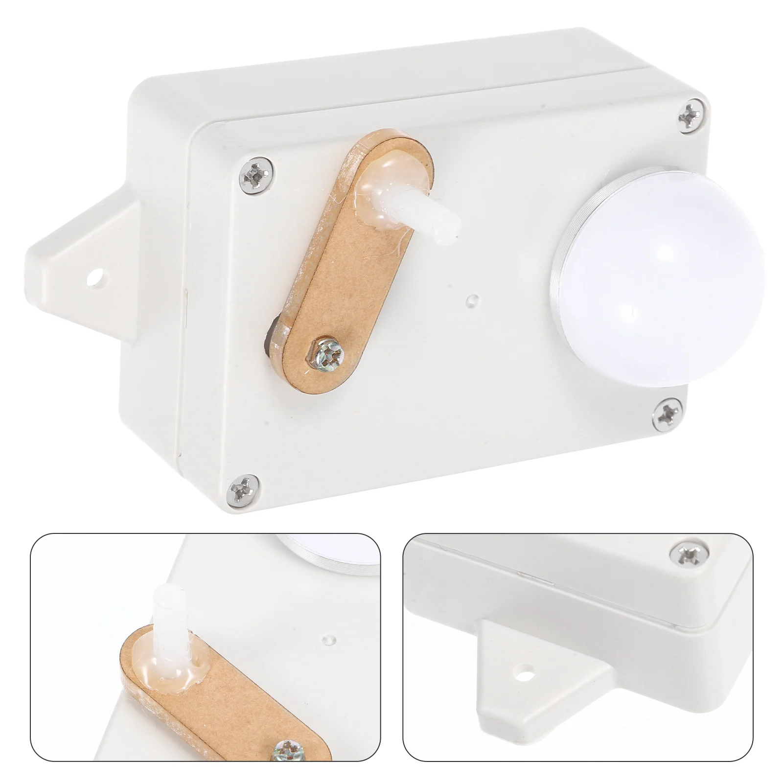 Busy Board Hand Crank Generator DIY Parts Decorative Accessories ABS Educational Toy Safe Kids Creativity Project Supplies