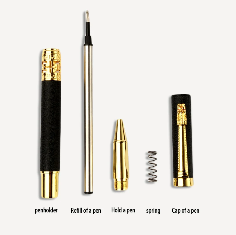 Dragon Year Faucet Advanced Signature Pen Luxury Men\'s Metal Roller Ball Pen Business Office Gift Ballpoint Pen