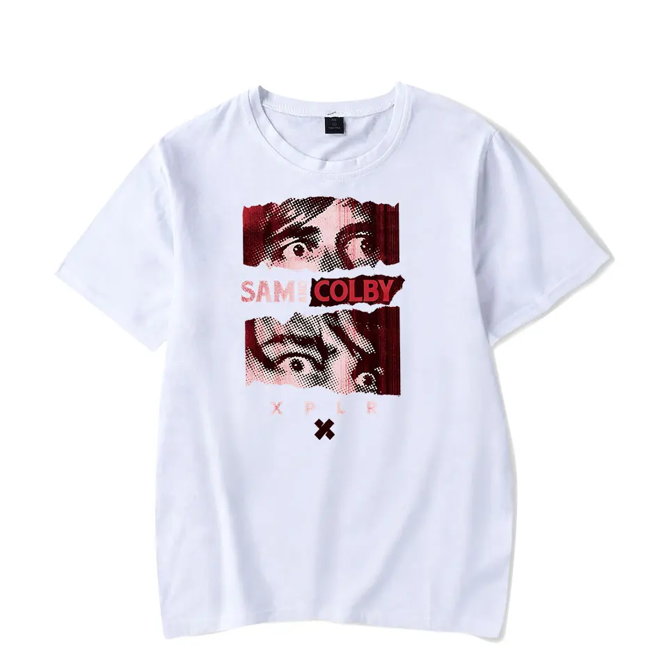 XPLR Sam And Colby Merch T-Shirt Men Women Summer Short Sleeve Tee Fashion Hip Hop Streetwear Clothes Rock Y2k Darkly T Shirt