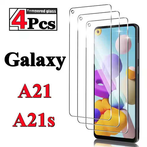 1/4 piece for Samsung Galaxy A21 A21s tempered glass high-definition anti drop function intelligent screen protector glass film