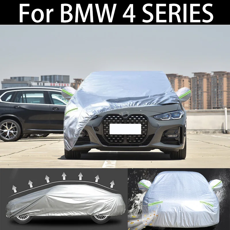 

For BMW 4 SERIES winter Car Cover Dustproof Outdoor Indoor UV Snow Resistant Sun rain Protection waterproof hail cover for car