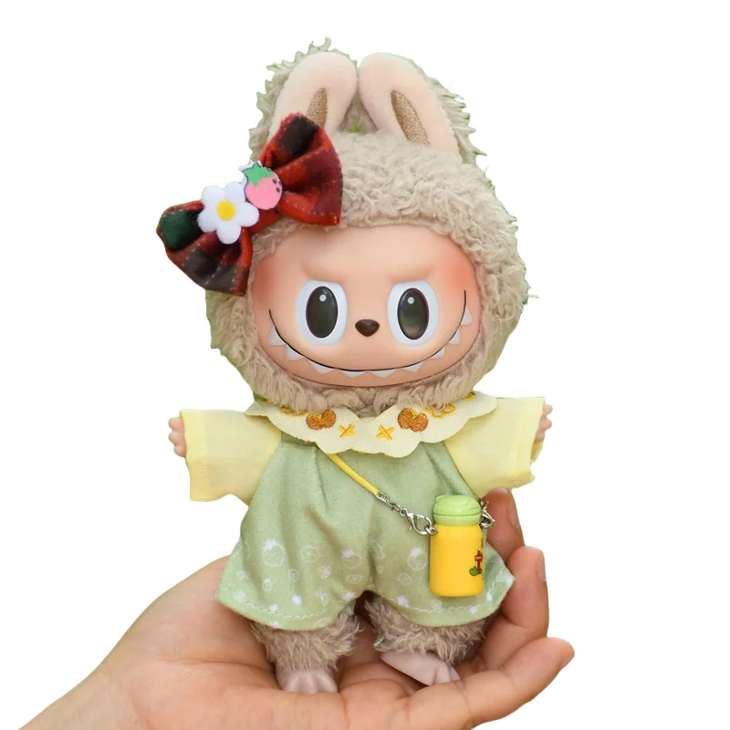 

Only Suitable For 17cm Labuu Cute And Fashionable Strawberry Jumpsuit Clothing Set Accessories Jumpsuit Clothing Children'S Gift
