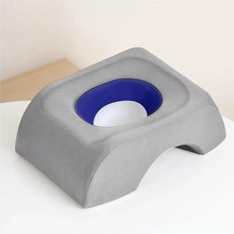 

A47F-Face Pillow For Massage Foam Face Cradle Square Face Down Massage Pillow Comfortable Face Cushion Ergonomic Breathe Easy