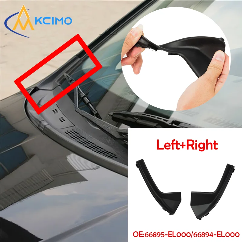 

Комплект из 2 накладок на решетку радиатора (левая и правая) из премиум TPE для Nissan Versa Sedan Hatchback Tiida 2007-2012