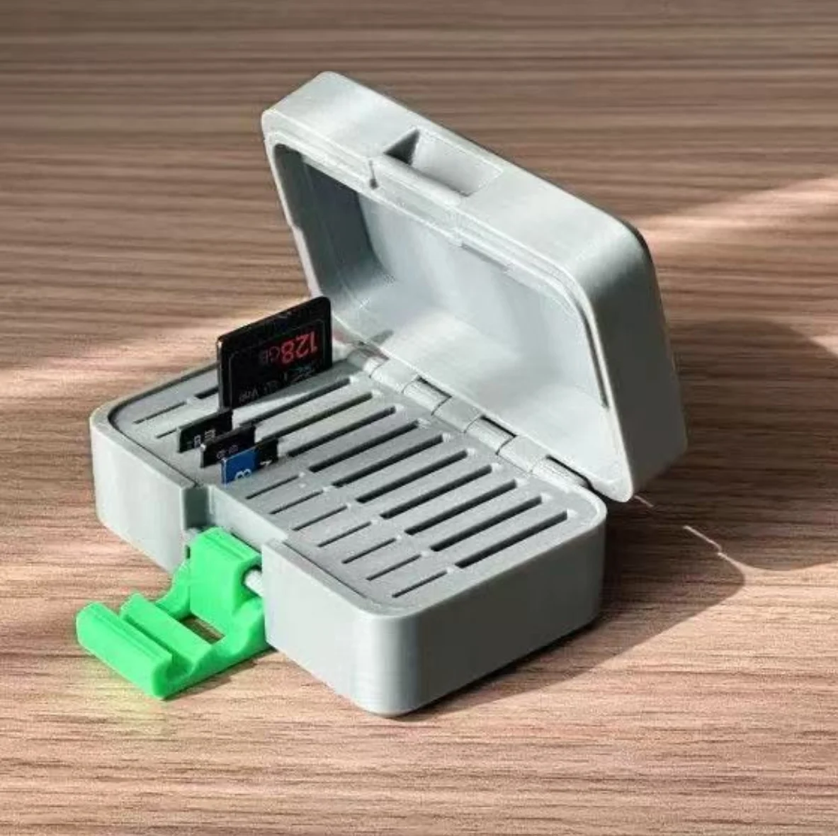 

3D Printed Sd Card Storage Box Tf Card Storage Box Camera Dslr Mirrorless Portable Game Memory Card Box High Capacity