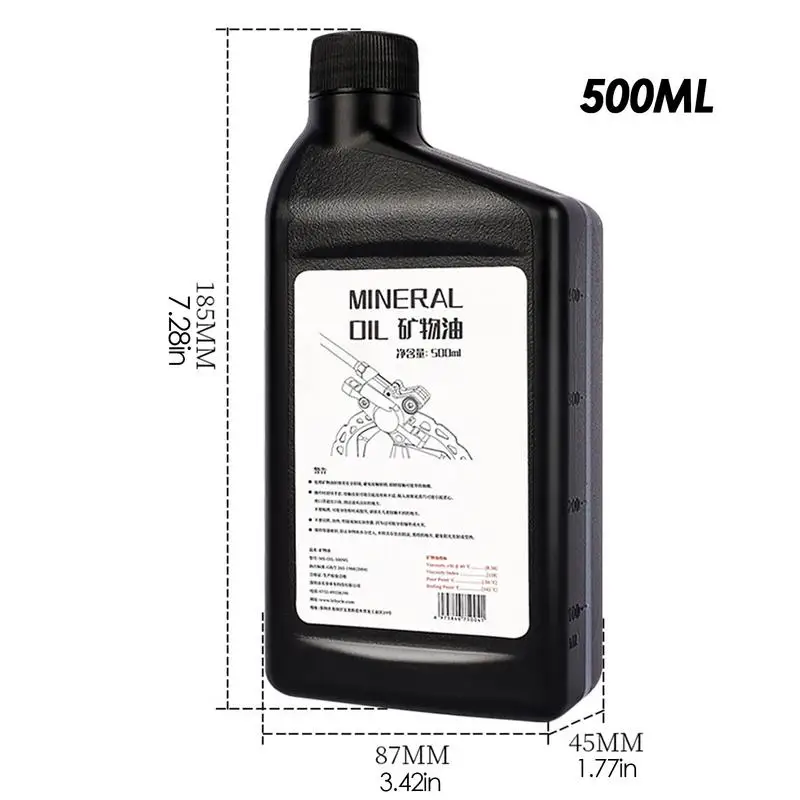 Hydraulic Mineral Oil 500ml Bicycle Brake Oil Liquid Hydraulic Disc Brake Oil Road Bicycle Brake Caliper Lube Brake Fluid