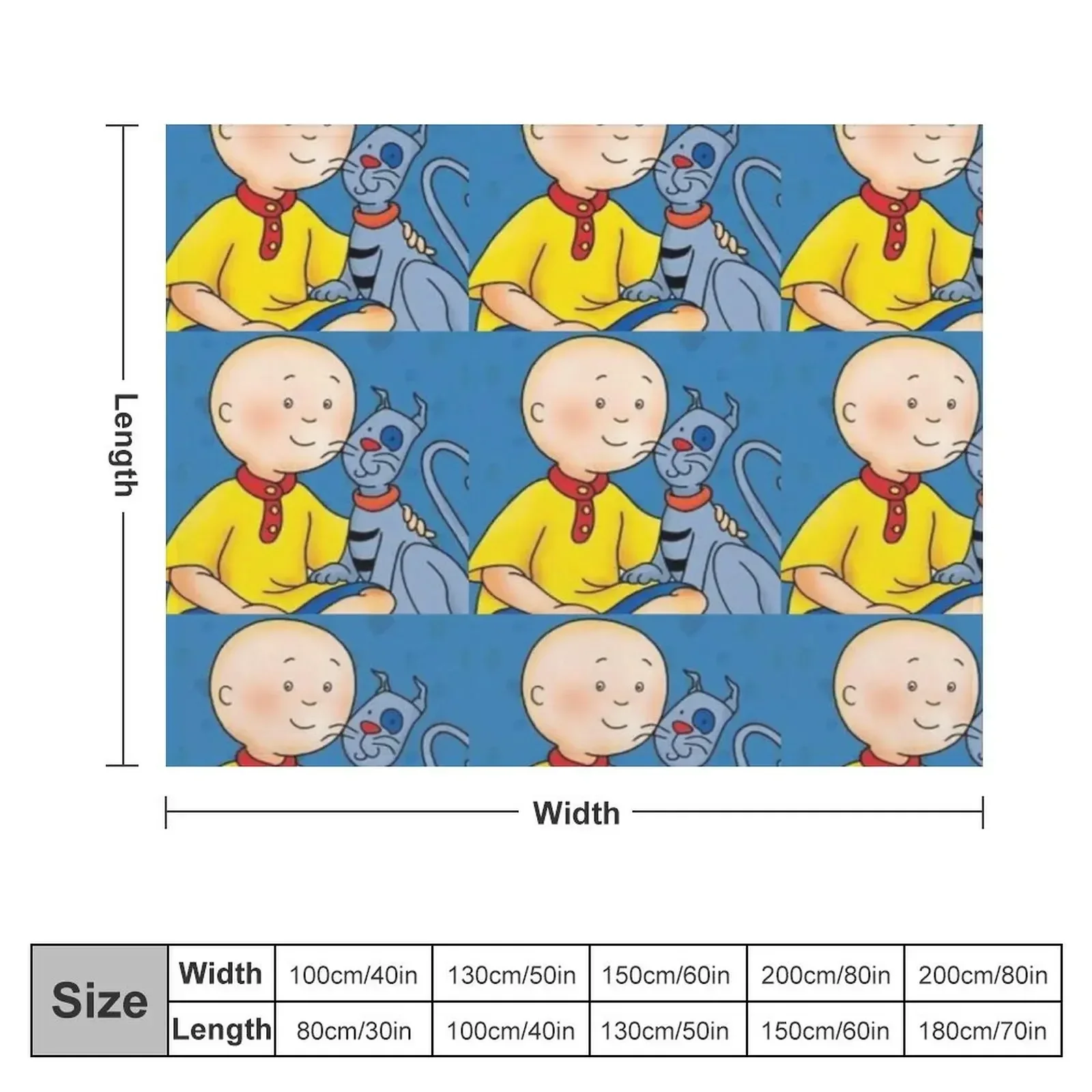 Caillou :D Throw Blanket heavy to sleep Thins Decorative Beds Blankets