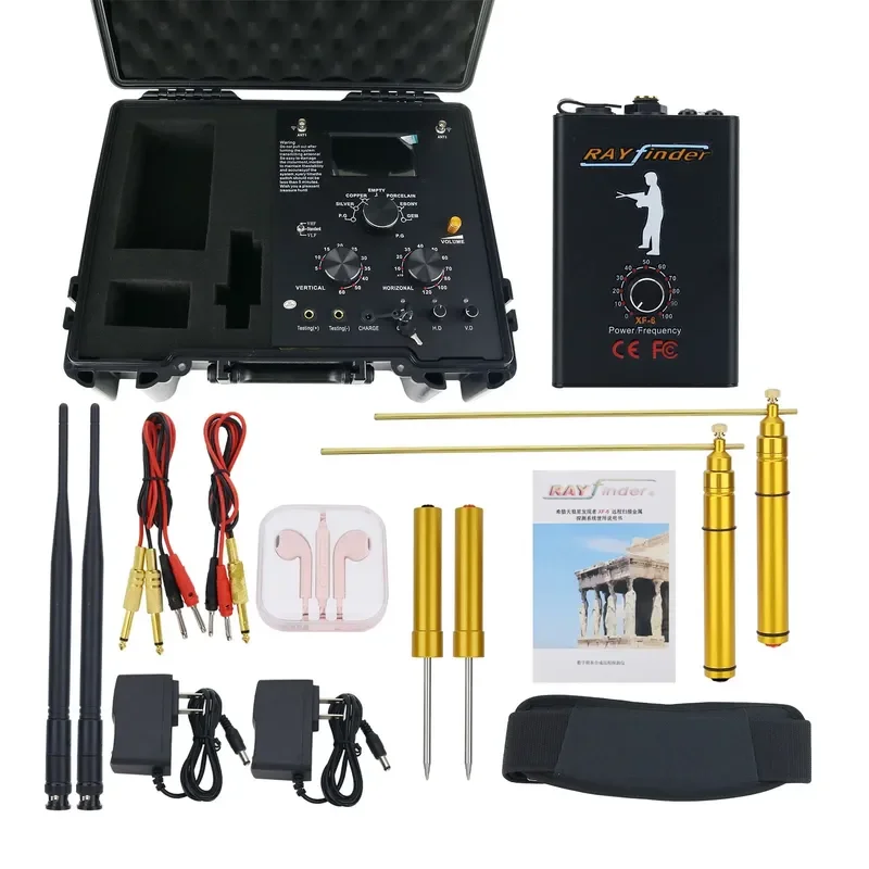 HAMGEEK XF-6 Gold Detector Metal Finder 60M/1200M Scanning for Archaeology Gold Silver Copper