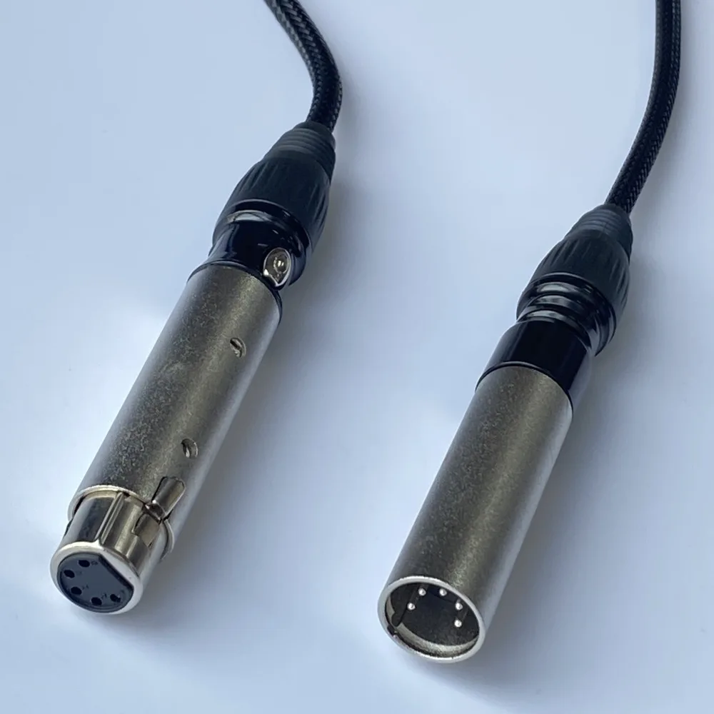

Stage XLR 3Pin 5Pin Dmx Converter Male Female Connector Plug Adapter Speaker Audio Lighting Combination Cable Converter 3-5Pin